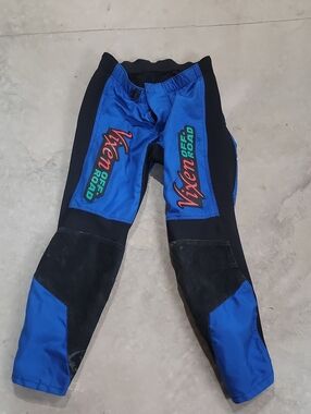 Vixen Off-Road Blue and Black Riding Pants Size 4